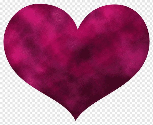 Бордовое сердце