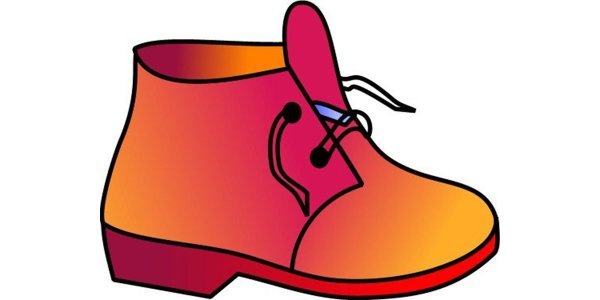 Ботинки на прозрачном фоне