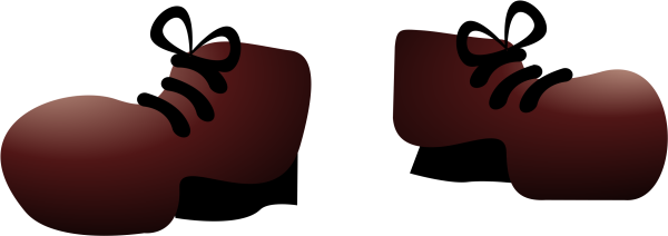 Башмак на прозрачном фоне