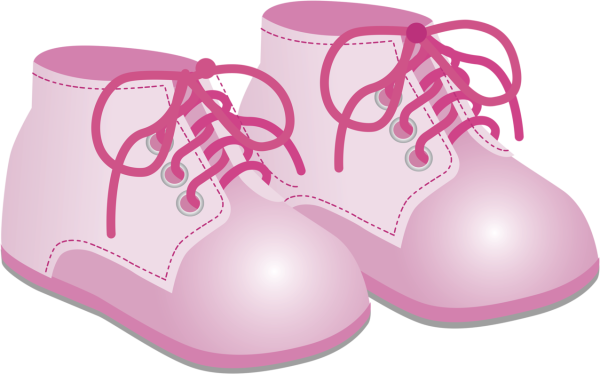Ботинки для девочки на прозрачном фоне