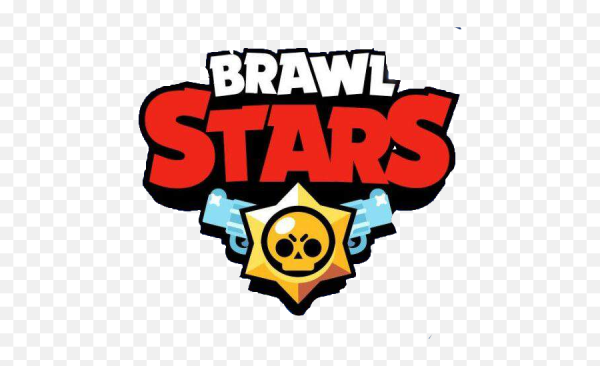 Brawl Stars логотип на белом фоне