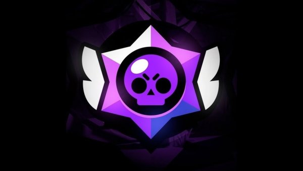 Чёрный значок БРАВЛ старс