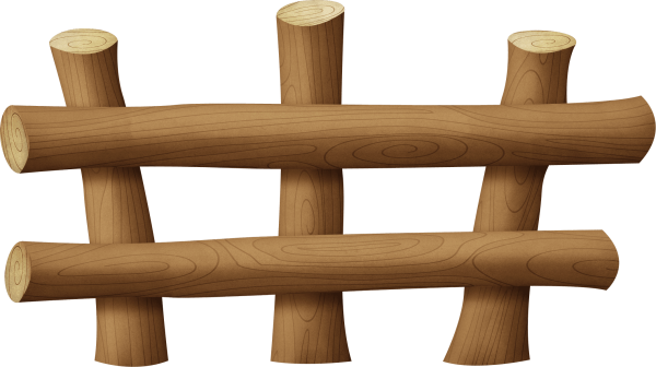 Бревно на прозрачном фоне