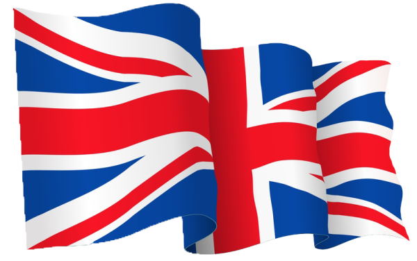 Английский флаг вектор