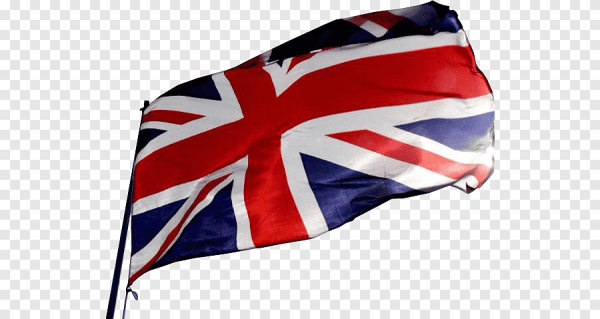 Флаг Великобритании на прозрачном фоне