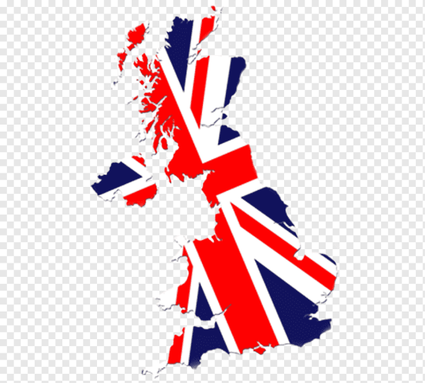 Англия на белом фоне