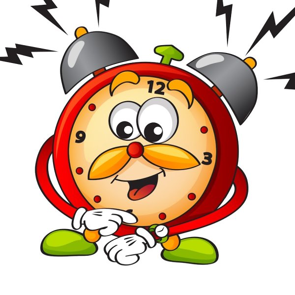 Прикольный будильник прозрачный фон