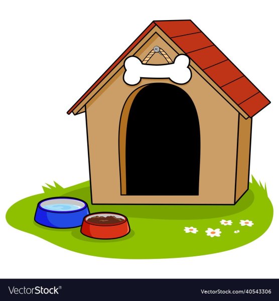 Рисование домик для собачки
