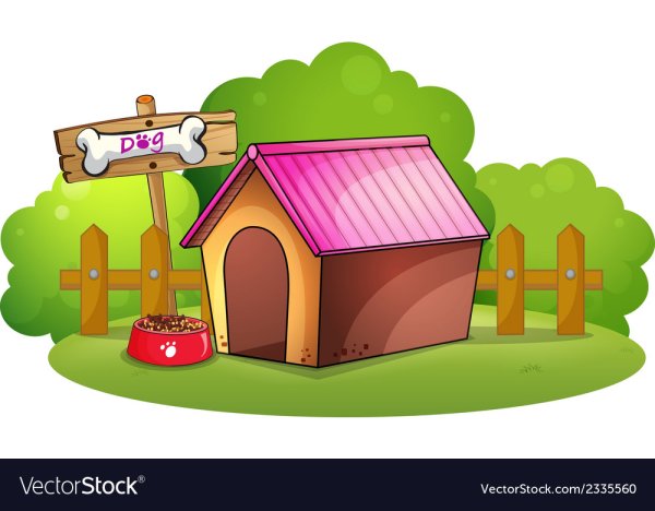 Будка для собаки мультяшная