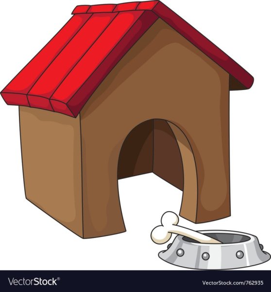 Мультяшный домик для собаки