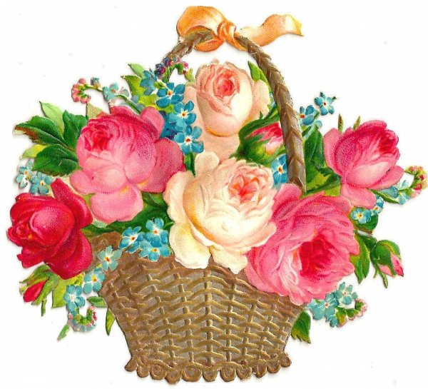 Мультяшные букеты цветов