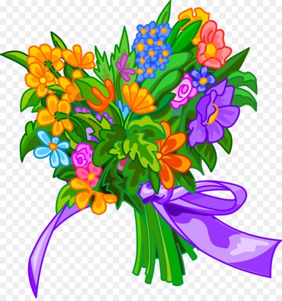 Цветы букет клипарт