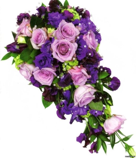 Композиции из фиолетовых роз