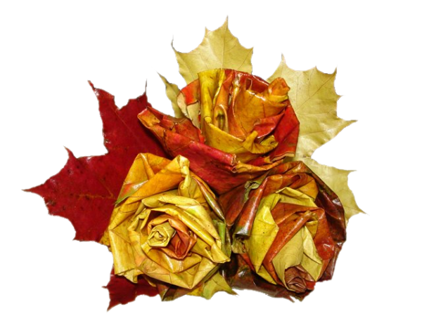 Букет из листьев