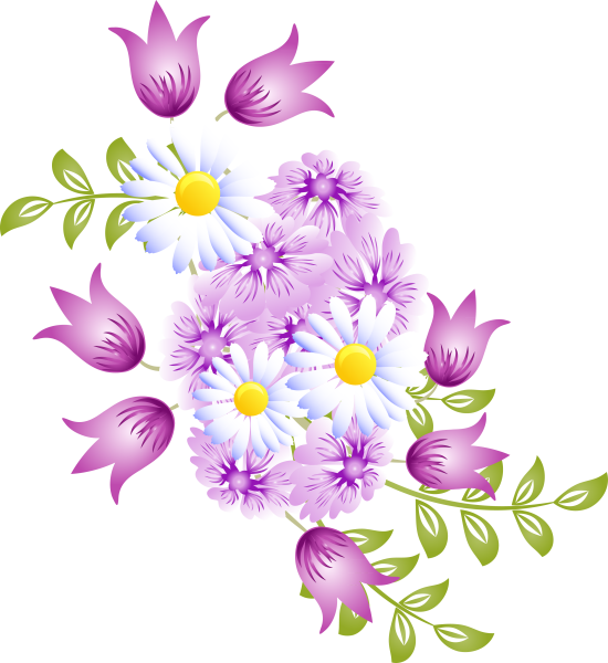 Цветочки клипарт