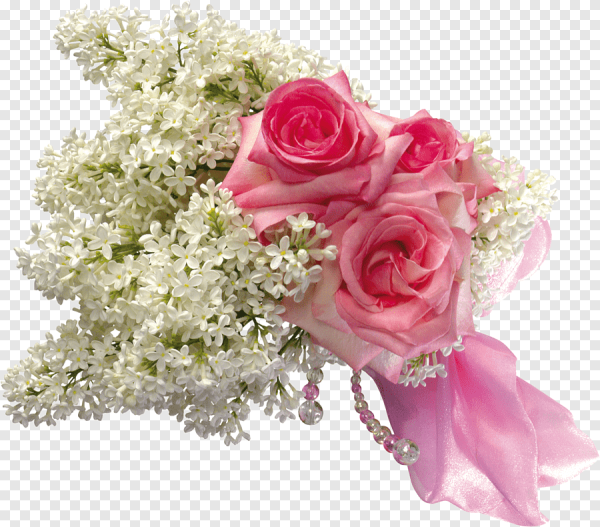 Красивый букет на прозрачном фоне