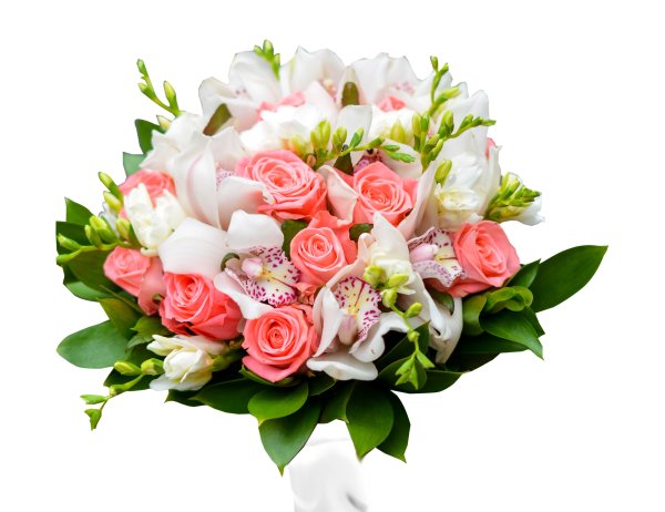 Букет на белом фоне