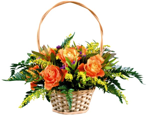 Корзинка с цветами