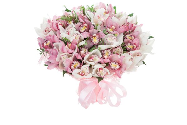 Нежный букет орхидей