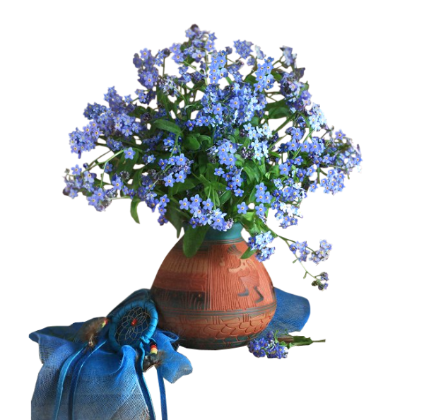 Синие цветы