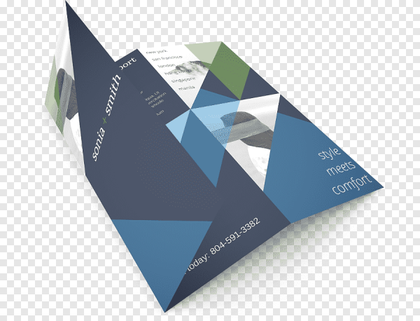 Брошюра на прозрачном фоне