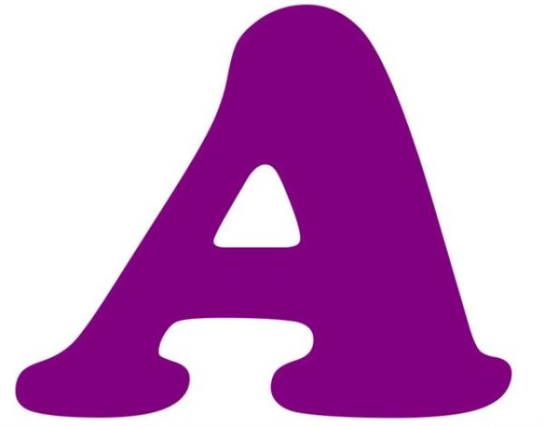 Разноцветные буквы