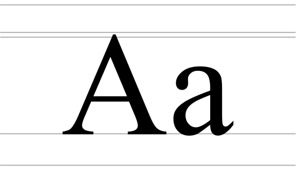Печатные буквы