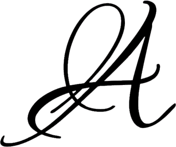 Каллиграфические буквы