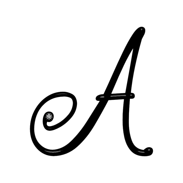 Каллиграфические буквы