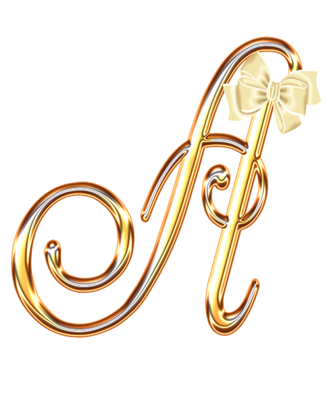 Золотые буквы