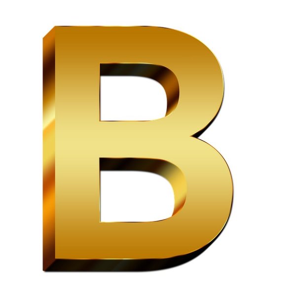 Золотистые буквы