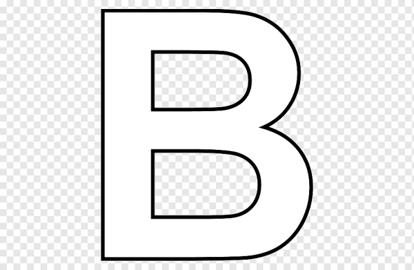 Буквы на белом фоне