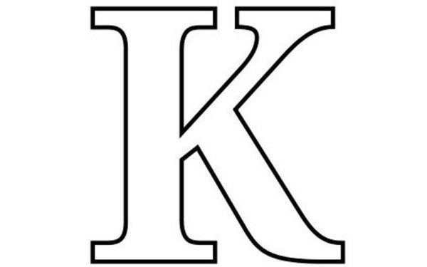 Шаблоны букв