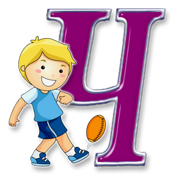 Красивые буквы для дошкольников