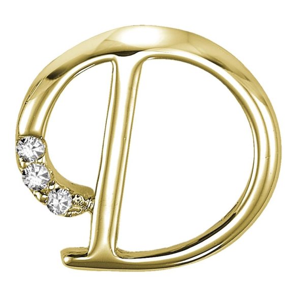 Золотая буква д