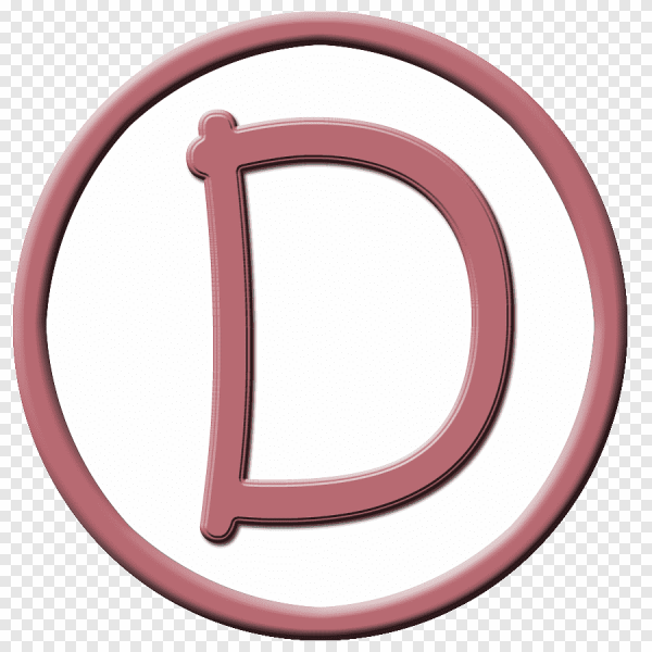 Буква d на прозрачном фоне