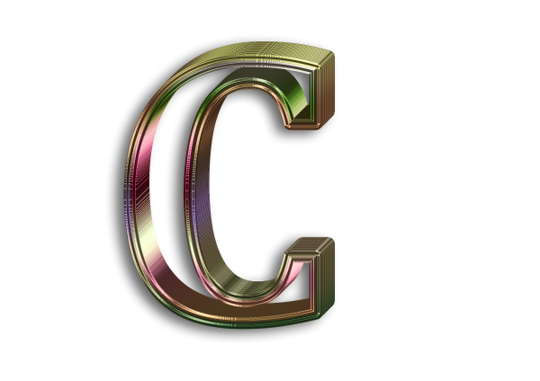 Красивые буквы прозрачные