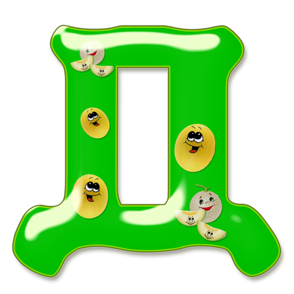 Буквы красивые красочные