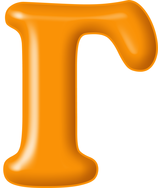 Объемные цветные буквы