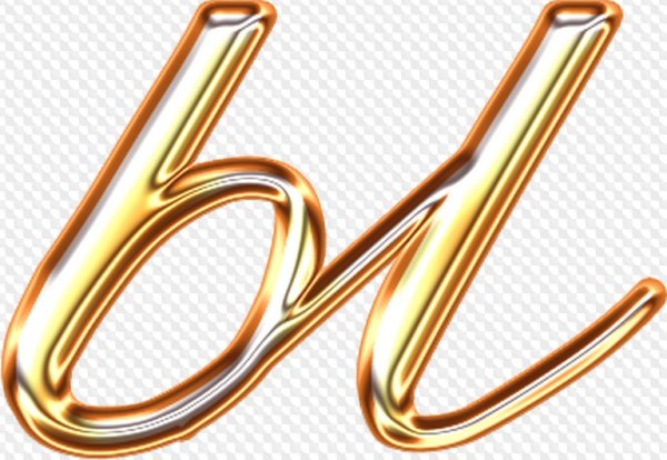 Русские золотые буквы на прозрачном фоне