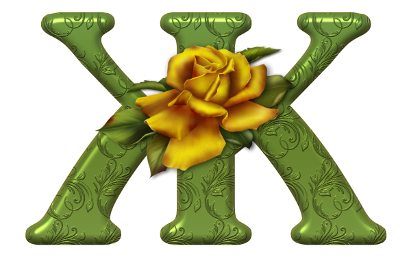 Буква ж цветная