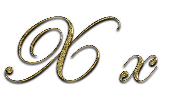 Красивые заглавные буквы на прозрачном фоне