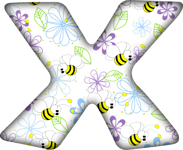 Объемная буква х