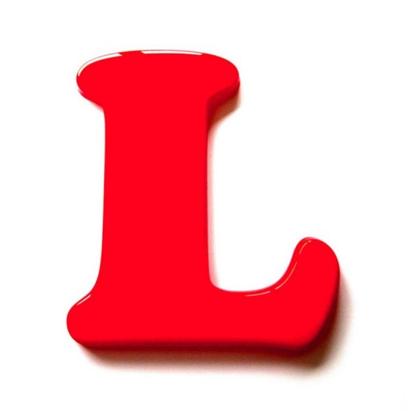 Красная буква l