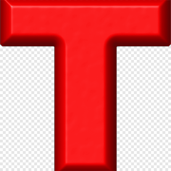 Буква т красная