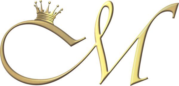 Буква м с короной