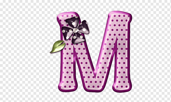 Буква м красивая