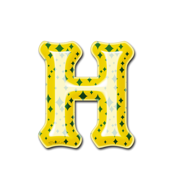 Буква н красивая