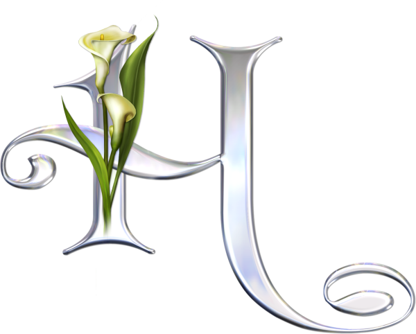 Красивые буквы прозрачные