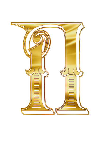 Золотые буквы